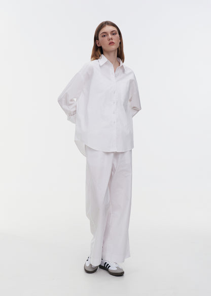 Everyday Lounge Cotton Poplin Shirt