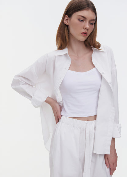 Everyday Lounge Cotton Poplin Shirt